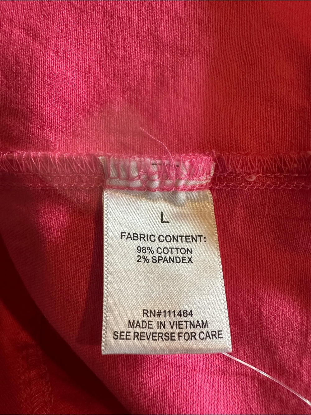 Masseys Cropped Hot Pink Denim Jacket - Women's - Picture 5 of 5